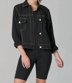 925Fit - Jean In A Bottle Button Down Jacket