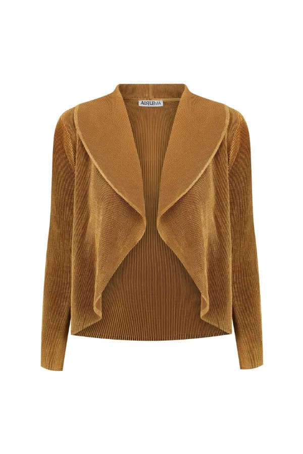 ALQUEMA Velvet Classic Bolero - Gold