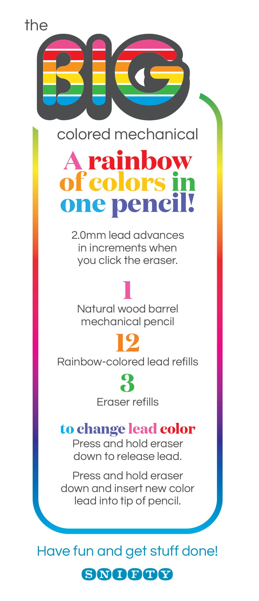 BIG COLORED MECHANICAL PENCIL