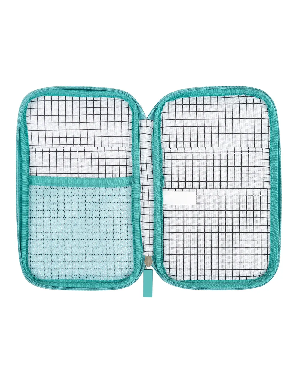 Grid/Rainbow Pencil Case