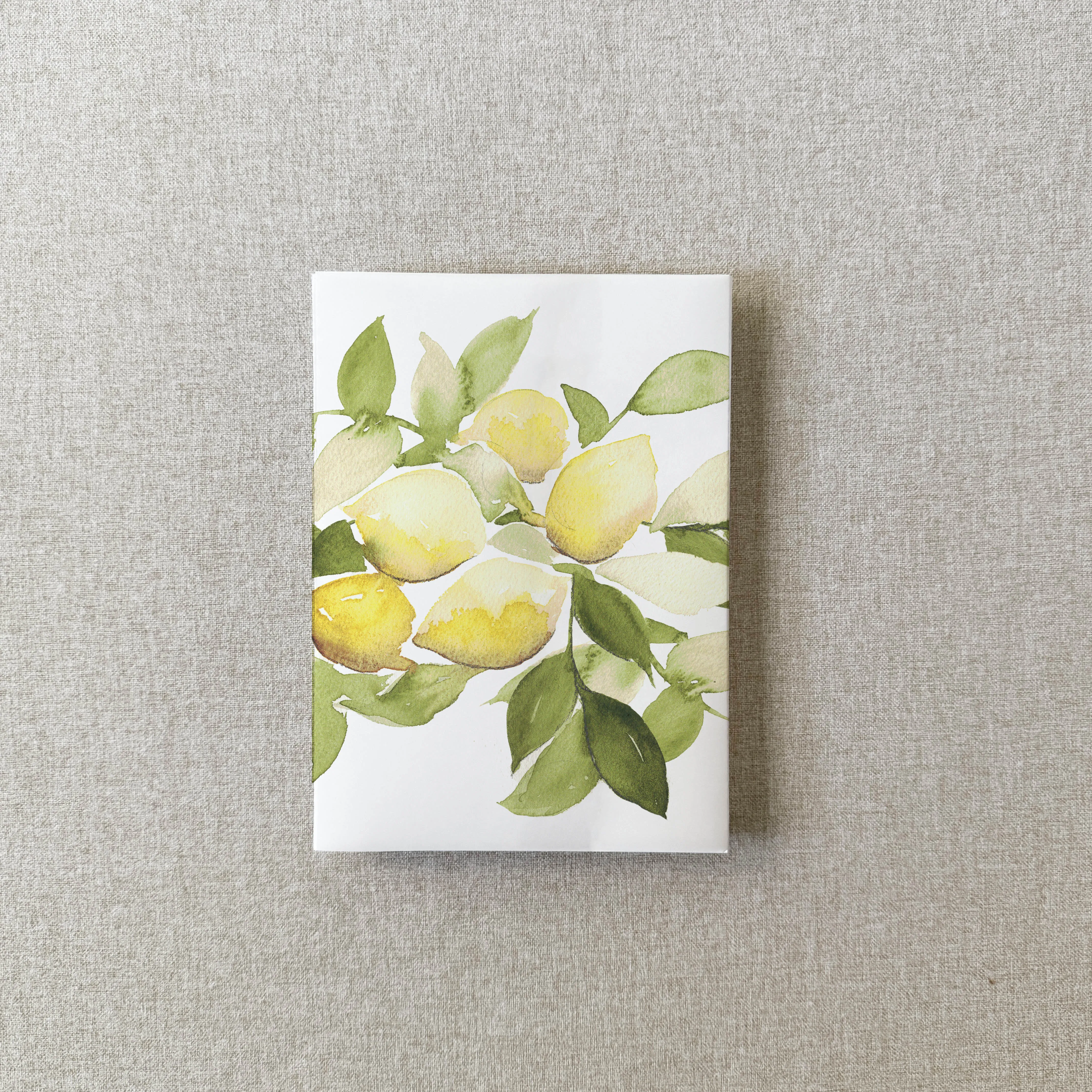 Lemon Vellum Wrap | A7 or A6 | Set of 10