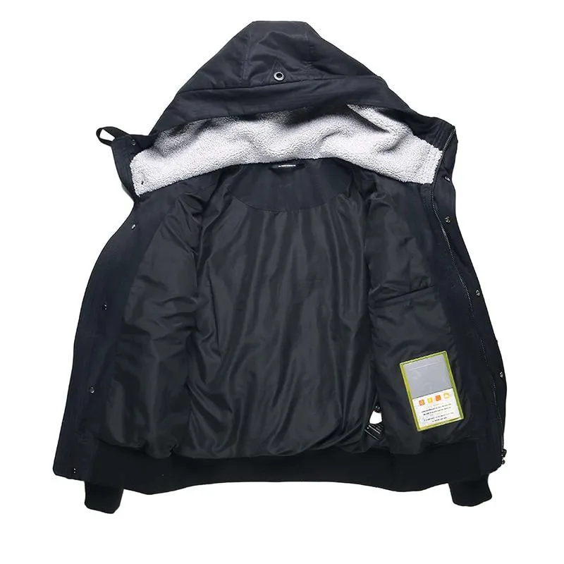 Men's Warm Hooded Down Jacket