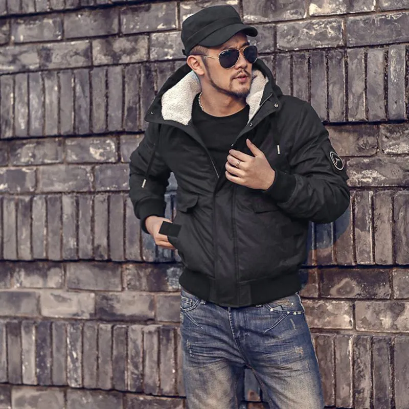 Men's Warm Hooded Down Jacket