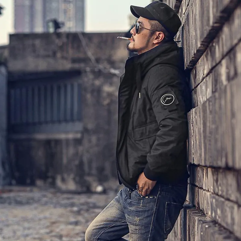 Men's Warm Hooded Down Jacket