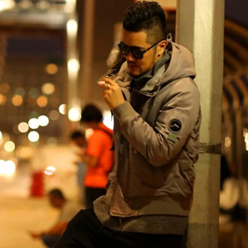 Men's Warm Hooded Down Jacket
