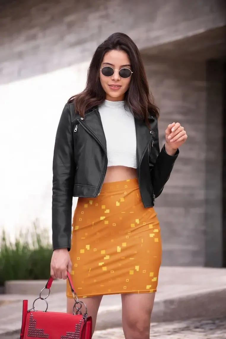Simple Geometric Pattern 3 yo Poster (3) Pencil Skirt