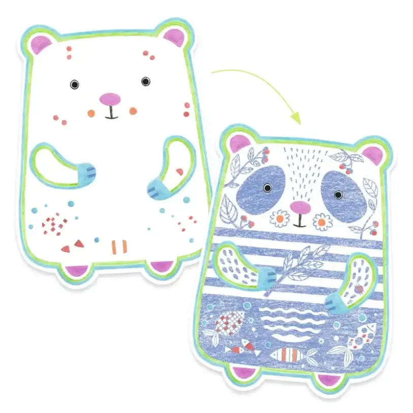 Wild Animals Coloring Kit